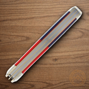 Rough Ryder Texas Star Trapper Pocket Knife Stainless Steel Blades Red/White/Blue Plastic Handle
