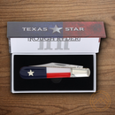 Rough Ryder Texas Star Daddy Barlow Folding Knife Stainless Steel Blade Red/White/Blue Plastic Handle