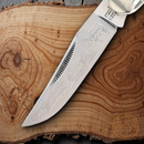 Rough Ryder Texas Star Sowbelly Trapper Pocket Knife 440 Steel Clip And Spey Blades Smooth Bone Handle 2501