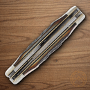 Rough Ryder Capitol Intern Pocket Knife Damascus Steel Blades Cinnamon Jigged Bone Handle