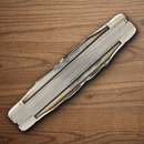 Rough Ryder Capitol Intern Pocket Knife Damascus Steel Blades Cinnamon Jigged Bone Handle