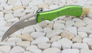Rough Ryder Mushroom Hunter Folding Knife 3" Stainless Steel Blade Green Aluminum Handle