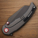 Rough Ryder Tattoo Series Folding Knife 3.5" Stainless Steel Blade Gray Aluminum Handle