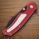 Rough Ryder Tattoo Series Folding Knife 3.25" Stainless Steel Blade Red Aluminum Handle
