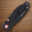 Rough Ryder Tattoo Series Folding Knife 3.25" Stainless Steel Blade Red Aluminum Handle