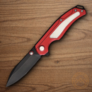Rough Ryder Tattoo Series Folding Knife 3.25" Stainless Steel Blade Red Aluminum Handle