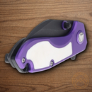 Rough Ryder Tattoo Series Folding Knife 2.75" Stainless Steel Blade Purple Aluminum Handle