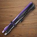 Rough Ryder Tattoo Series Folding Knife 2.75" Stainless Steel Blade Purple Aluminum Handle