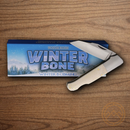 Rough Ryder Winter Folding Knife 3.25" Stainless Steel Blade White Bone Handle