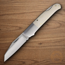 Rough Ryder Winter Folding Knife 3.25" Stainless Steel Blade White Bone Handle