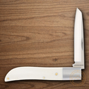 Rough Ryder Winter Folding Knife 2.75" Stainless Steel Blade White Bone Handle