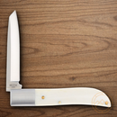 Rough Ryder Winter Folding Knife 2.75" Stainless Steel Blade White Bone Handle