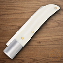 Rough Ryder Winter Folding Knife 2.75" Stainless Steel Blade White Bone Handle