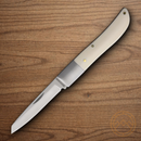 Rough Ryder Winter Folding Knife 2.75" Stainless Steel Blade White Bone Handle