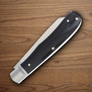 Rough Ryder Reserve Bearhead Trapper Pocket Knife Stainless Steel Blade Black Pakkawood Handle