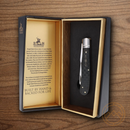 Rough Ryder Bearhead Trapper Pocket Knife 440A Steel Blade Black Pakkawood Handle