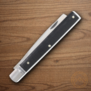 Rough Ryder Bearhead Doctor's Pocket Knife 440A Steel Blade Black Pakkawood Handle