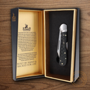 Rough Ryder Bearhead Copperhead Folding Knife 440A Steel Blade Black Pakkawood Handle