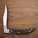 Rough Ryder Bearhead Toothpick Folding Knife 440A Steel Blade Black Pakkawood Handle