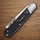 Rough Ryder Reserve Bearhead Pocket Knife Stainless Steel Blade Black Pakkawood Handle