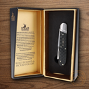 Rough Ryder Reserve Bearhead Pocket Knife Stainless Steel Blades Black Pakkawood Handle