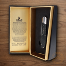 Rough Ryder Reserve Bearhead Pocket Knife Stainless Steel Blades Black Pakkawood Handle