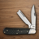 Rough Ryder Reserve Bearhead Pocket Knife Stainless Steel Blades Black Pakkawood Handle