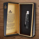 Rough Ryder Reserve Bearhead Gunstock Pocket Knife Stainless Steel Blades Black Pakkawood Handle