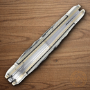 Rough Ryder Whittler Pocket Knife Stainless Steel Blades Black Bone Handle