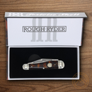 Rough Ryder Whittler Pocket Knife Stainless Steel Blades Imitation Tortoise Shell Handle.