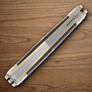 Rough Ryder Whittler Tater Skin Pocket Knife Stainless Steel Blades Brown Micarta Handle.