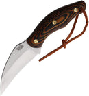 Rough Ryder Fixed Knife 3.5" Stainless Steel Full Tang Blade Black And Brown Pakkawood Handle 2584 -Rough Ryder - Survivor Hand Precision Knives & Outdoor Gear Store