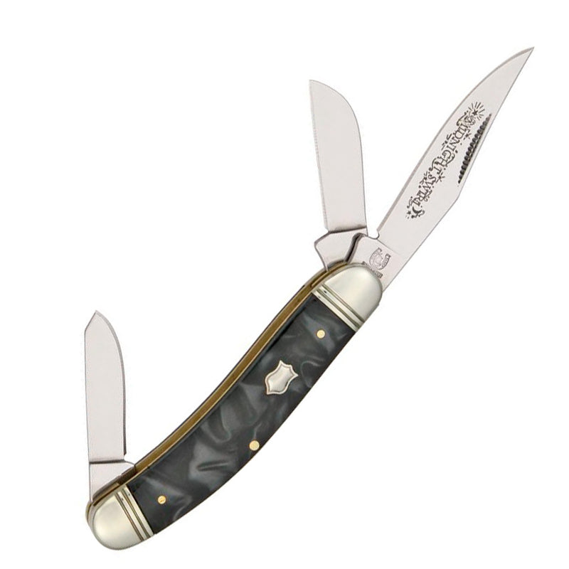 Rough Ryder Gentlemans Stockman Pocket Knife Stainless Steel Clip / Sheepsfoot And Spey Blades Midnight Swirl Synthetic Handle 959 -Rough Ryder - Survivor Hand Precision Knives & Outdoor Gear Store