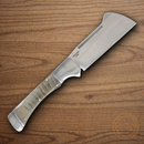 Rough Ryder Big Horn Folding Knife 4" Stainless Steel Blade Ram's Horn Handle.
