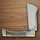 Rough Ryder Big Horn Folding Knife 4" Stainless Steel Blade Ram's Horn Handle.