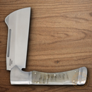 Rough Ryder Big Horn Folding Knife 4" Stainless Steel Blade Ram's Horn Handle.