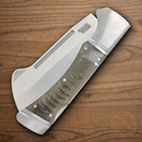 Rough Ryder Big Horn Folding Knife 4" Stainless Steel Blade Ram's Horn Handle.