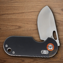 Rough Ryder Folding Knife 2" 440 Steel Blade Black Aluminum Handle.