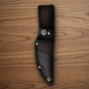 Rough Ryder Fixed Knife 3.75" 440 Steel Blade Brown Micarta Handle.