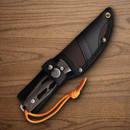 Rough Ryder Fixed Knife 3.75" 440 Steel Blade Brown Micarta Handle.
