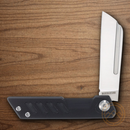 Rough Ryder Vibe Slip Folding Knife 2.25" Stainless Steel Blade Black G10 Handle.