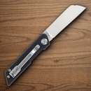 Rough Ryder Vibe Slip Folding Knife 2.25" Stainless Steel Blade Black G10 Handle.