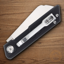 Rough Ryder Vibe Slip Folding Knife 2.25" Stainless Steel Blade Black G10 Handle.