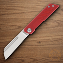 Rough Ryder Vibe Slip Folding Knife 2.25" Stainless Steel Blade Red G10 Handle.