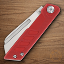 Rough Ryder Vibe Slip Folding Knife 2.25" Stainless Steel Blade Red G10 Handle.