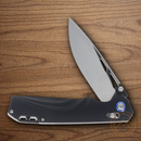 Rough Ryder Folding Knife 3.63" D2 Tool Steel Blade Black G10 Handle.