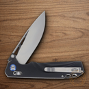 Rough Ryder Folding Knife 3.63" D2 Tool Steel Blade Black G10 Handle.