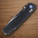 Rough Ryder Folding Knife 3.63" D2 Tool Steel Blade Black G10 Handle.