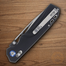 Rough Ryder Folding Knife 3.63" D2 Tool Steel Blade Black G10 Handle.