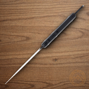Rough Ryder Fixed Dagger 4.25" Stainless Steel Blade Black G10 Handle.